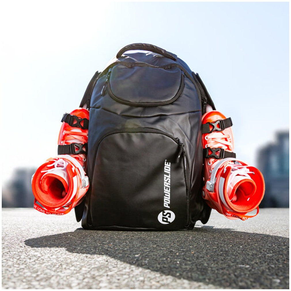 Powerslide Circuit Inline Skate Backpack Black - Lucky Skates