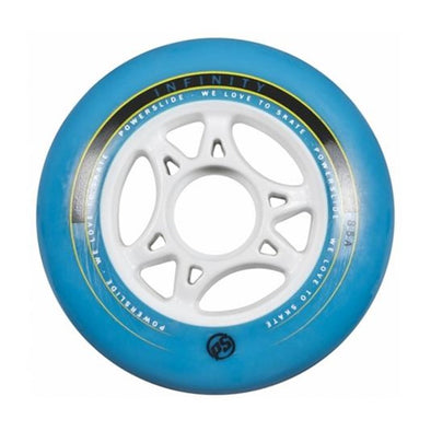 Powerslide Infinity II Blue Inline Wheel 85A 100mm - 6 Pack