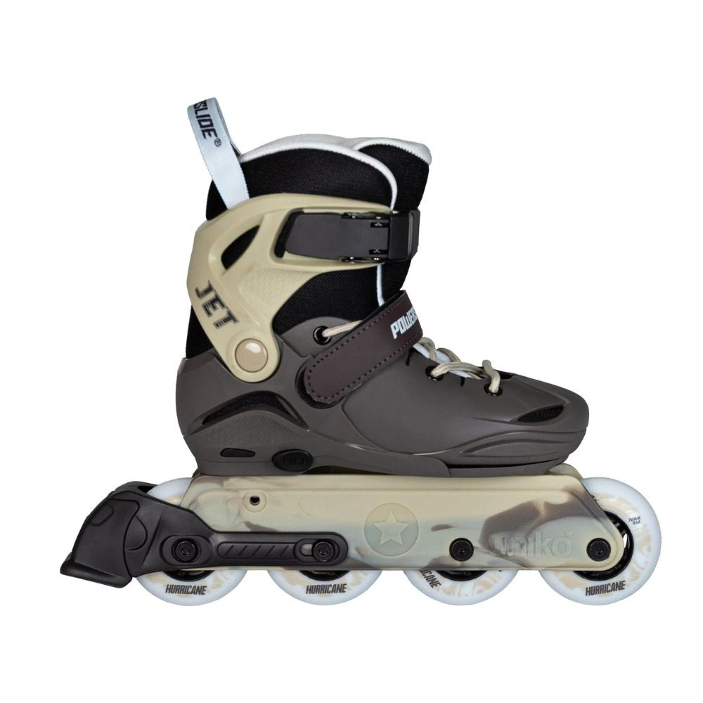 Powerslide Jet Brown Children's Adjustable Inline Skates - Lucky Skates