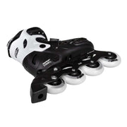 Kids Adjustable Powerslide Khaan Junior SQD Black White Inline Skates - Lucky Skates 