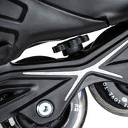 Kids Adjustable Powerslide Khaan Junior NXT Black Inline Skates Rollerblades - Lucky Skates 