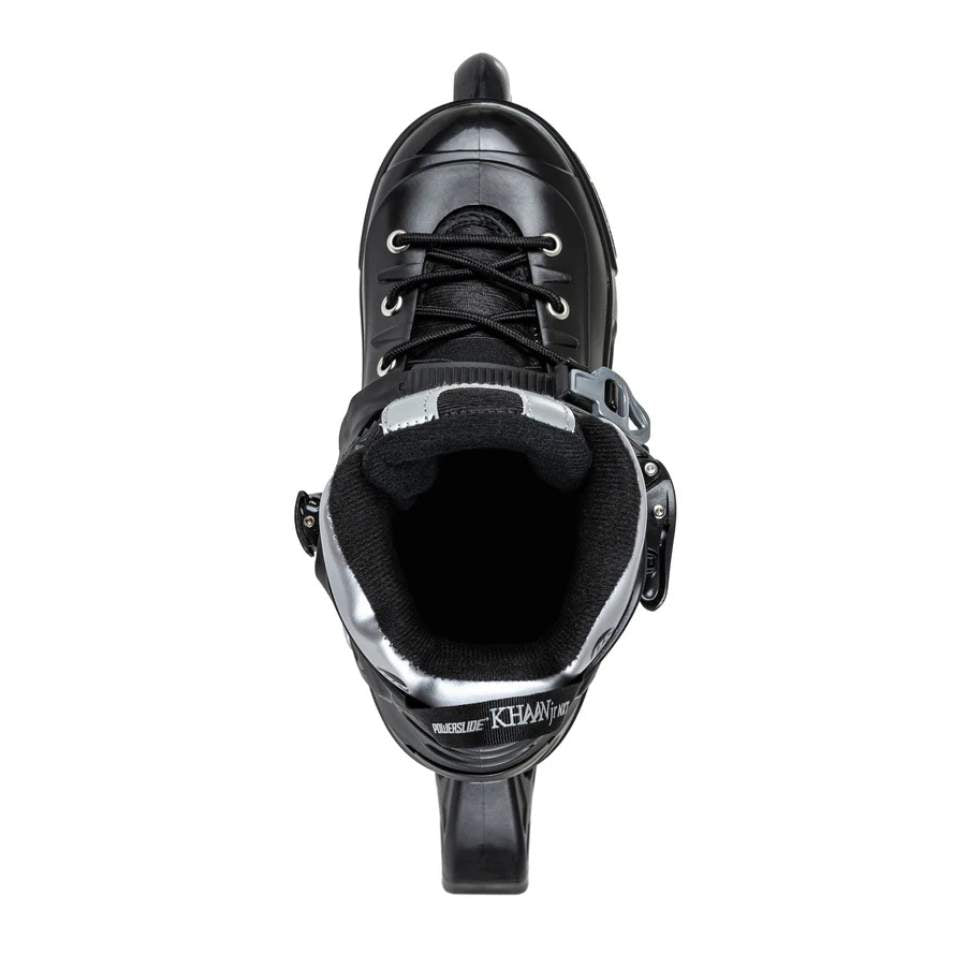 Kids Adjustable Powerslide Khaan Junior NXT Black Inline Skates Rollerblades - Lucky Skates 