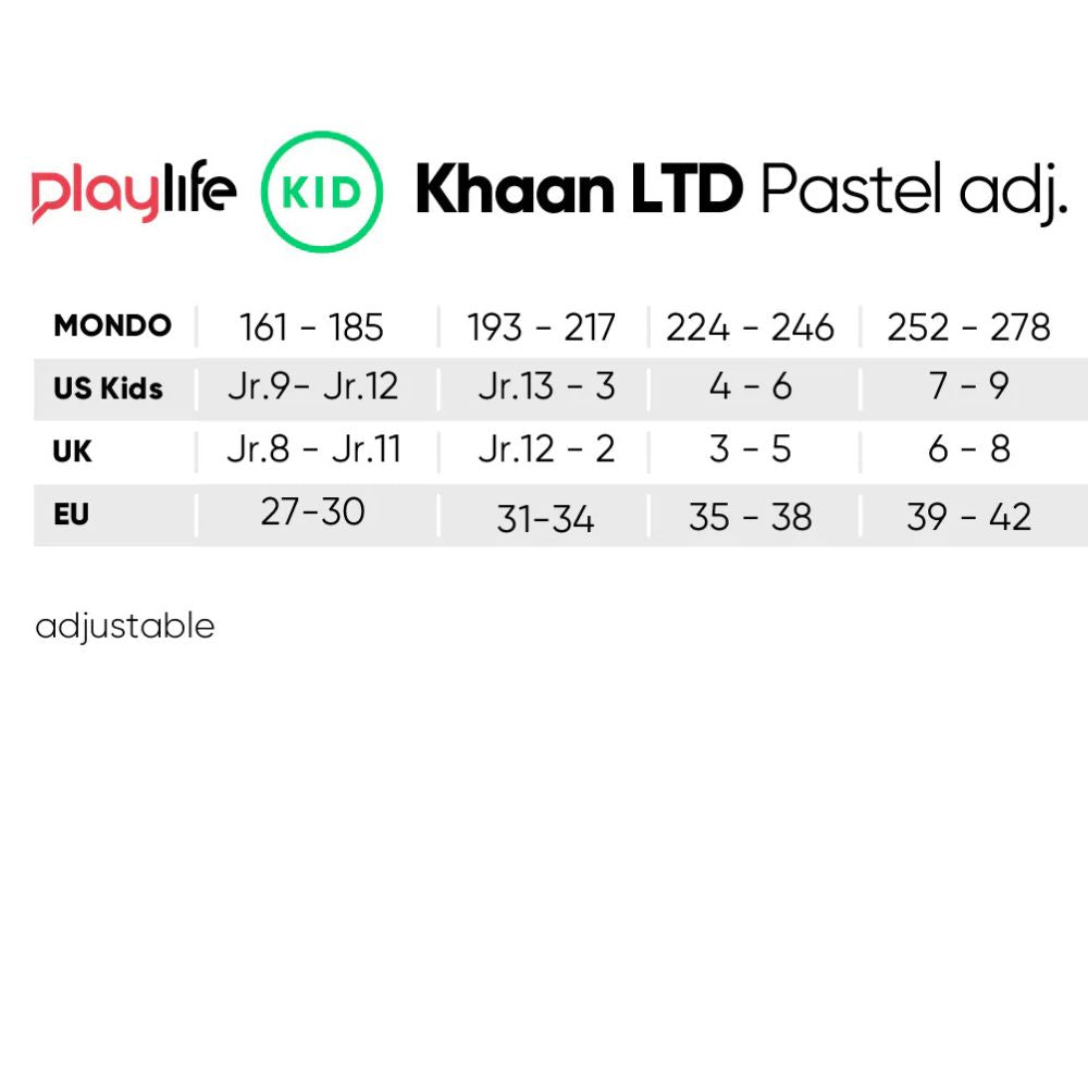Kids Adjustable Powerslide Khaan Junior LTD Pastel Inline Skates
