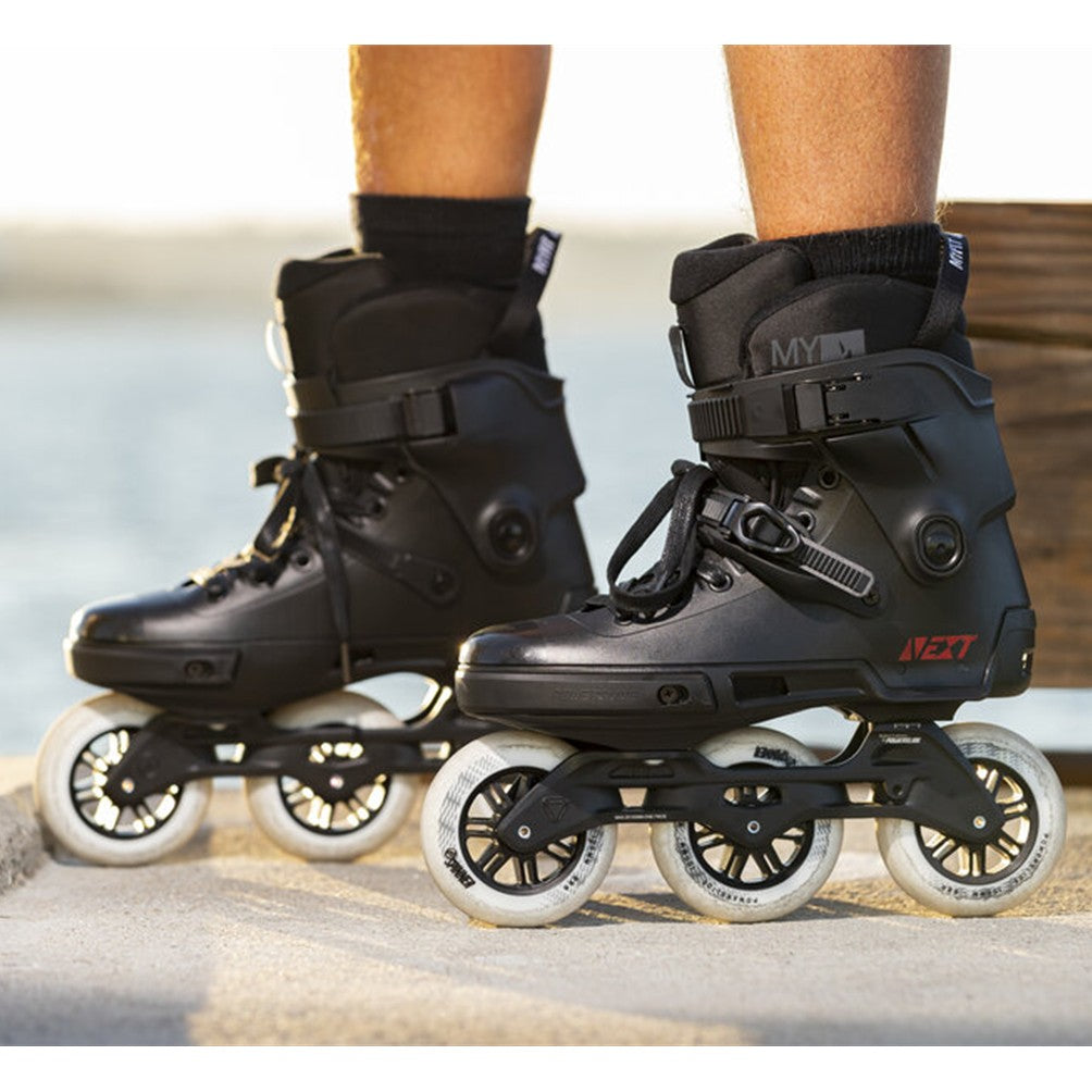 Powerslide Next Core Black 100 Inline Skates - Lucky Skates