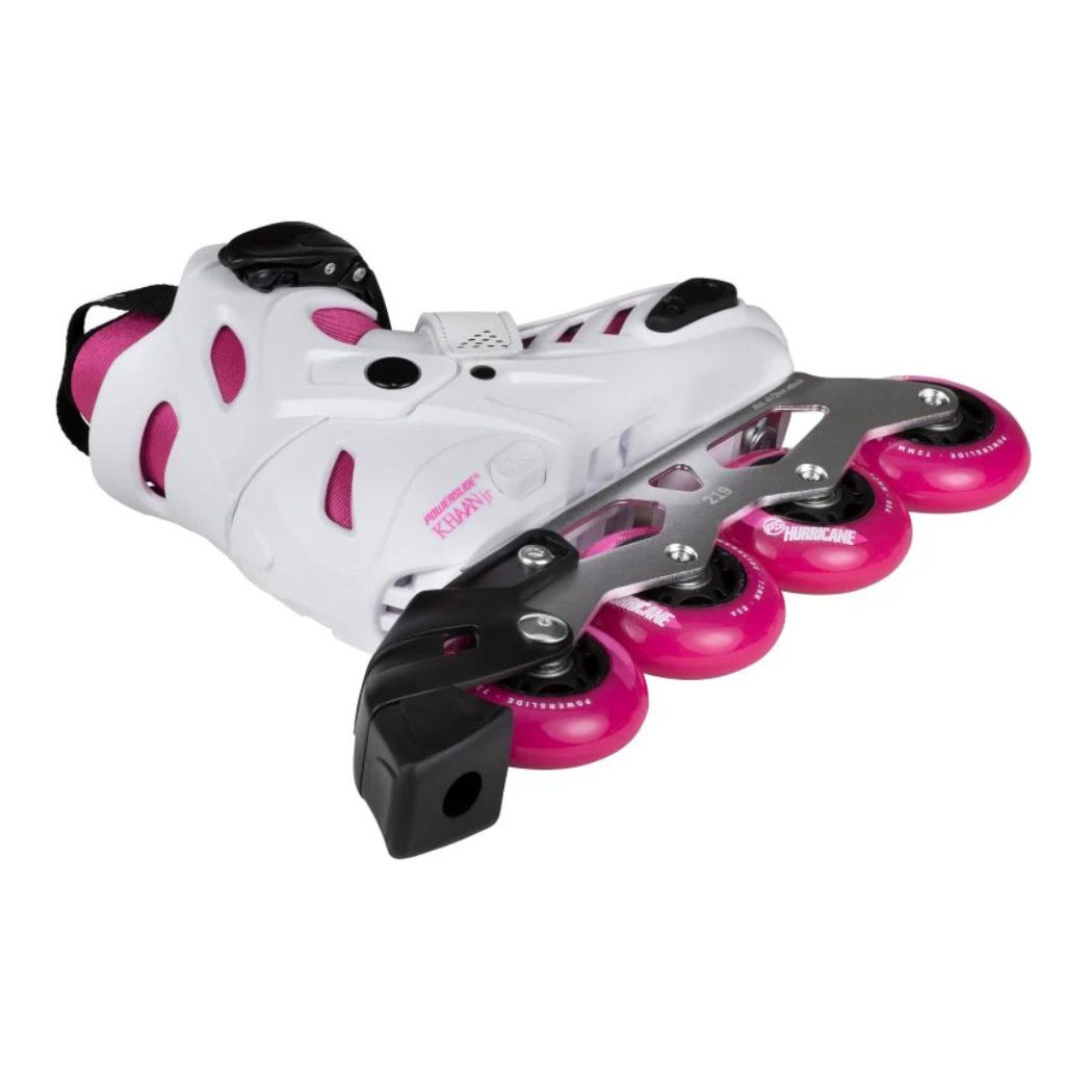 Powerslide One Khaan Kids SQD Pink Adjustable Inline Skates - Lucky Skates 