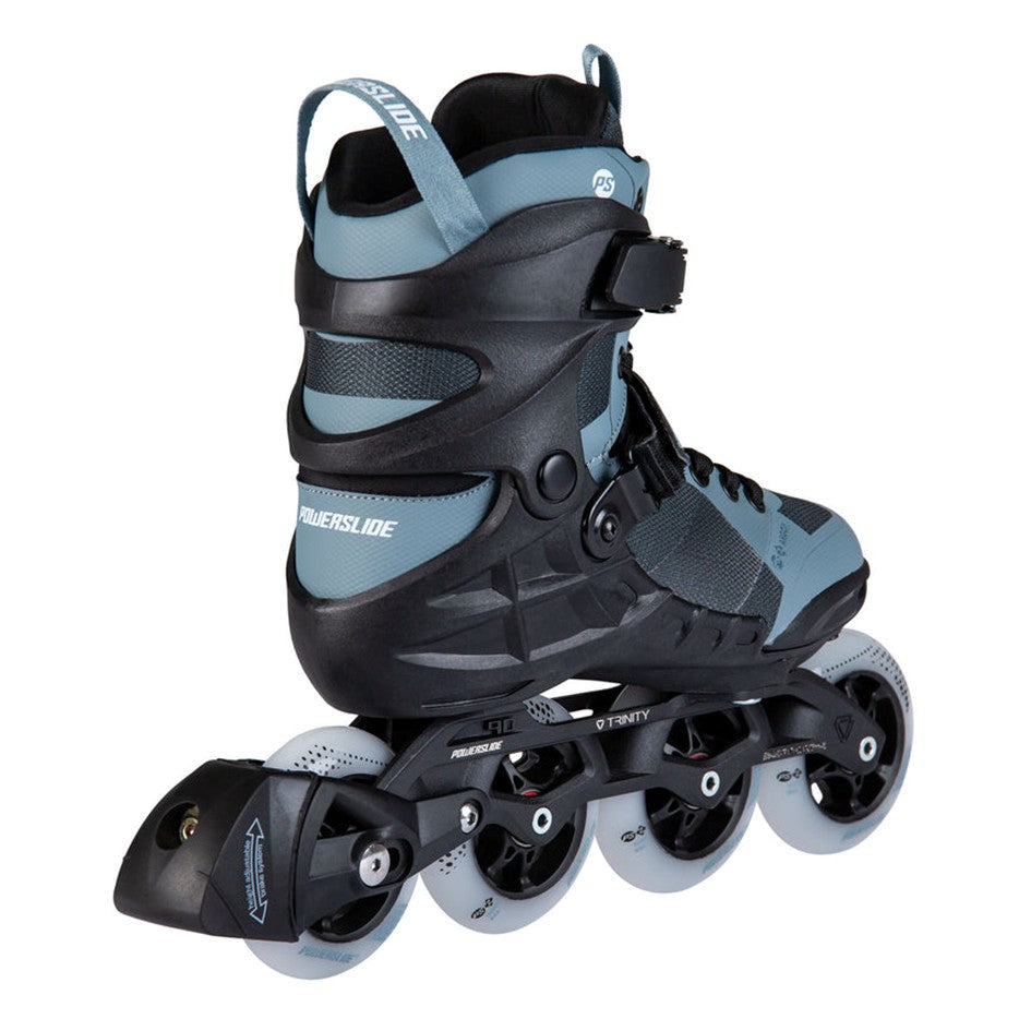 Powerslide Mens Phuzion Argon Grey 90 Inline Skates - Lucky Skates 