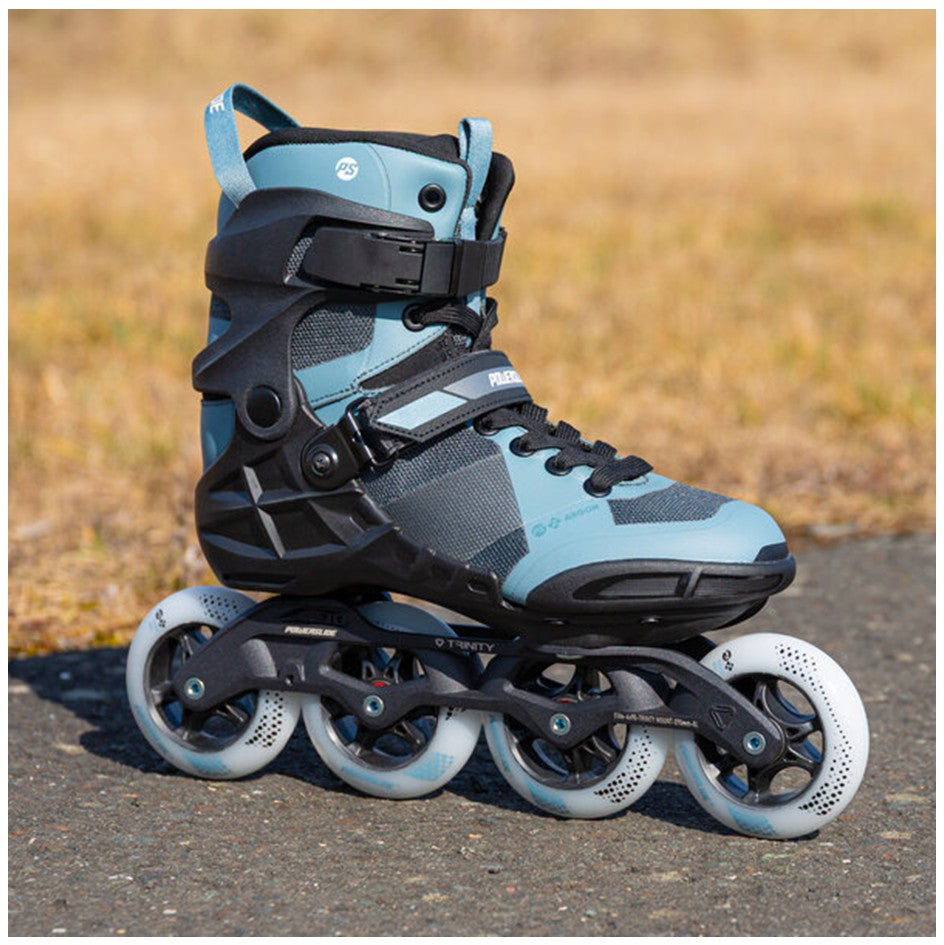 Powerslide Phuzion Argon Grey 90 Inline Skates - Lucky Skates 