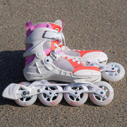 Powerslide Phuzion Argon Peach 90 Inline Skates - Lucky Skates 