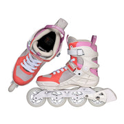 Powerslide Phuzion Argon Peach 90 Inline Skates - Lucky Skates 