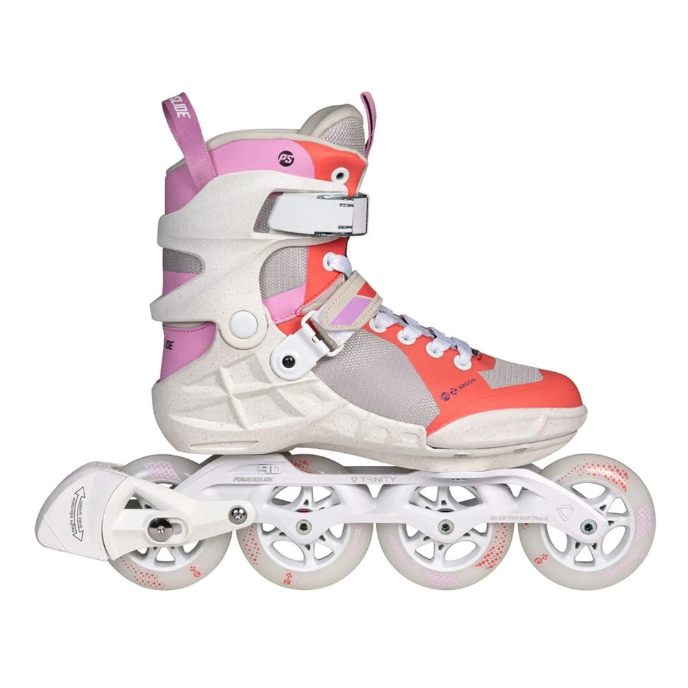 Powerslide Phuzion Argon Peach 90 Inline Skates - Lucky Skates 