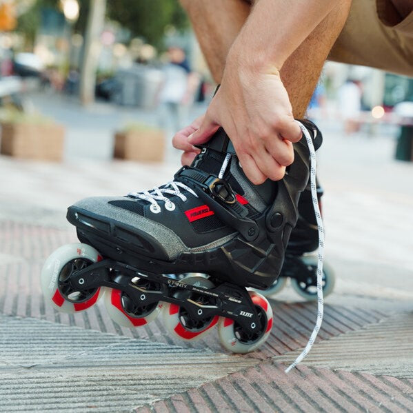 Powerslide Phuzion Mercury Black/Grey 80 Inline Skates - Lucky Skates