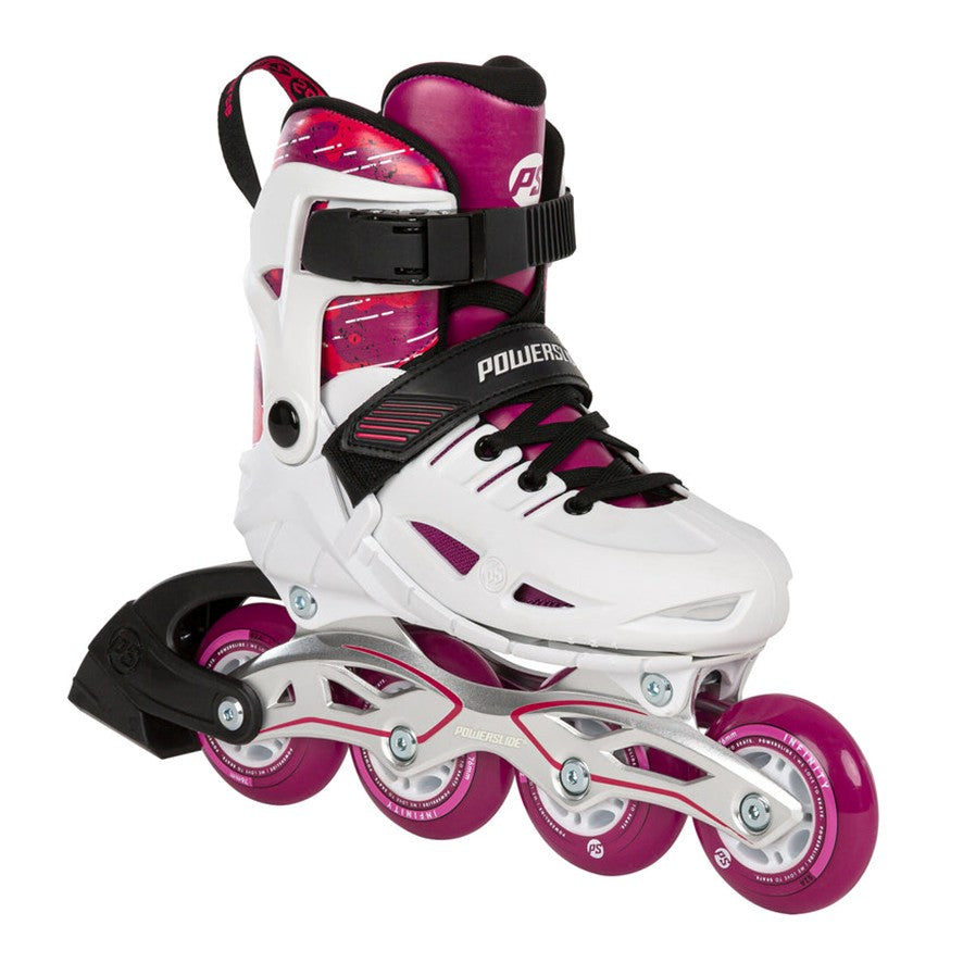 Powerslide Phuzion Universe Pink 4 Wheel Children's Adjustable Inline Skates Rollerblades - Lucky Skates 