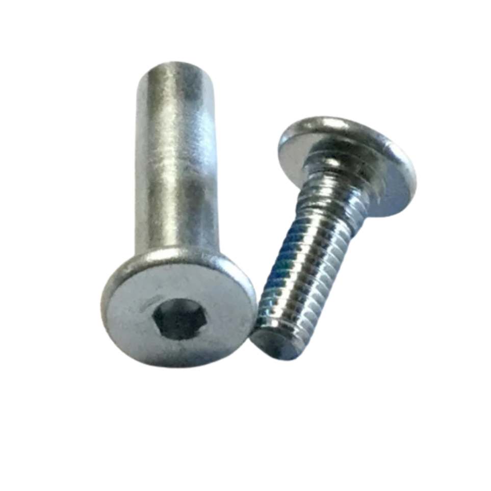 Powerslide Steel Double Axle for Inline Back Brake 30mm/8mm - Lucky Skates 