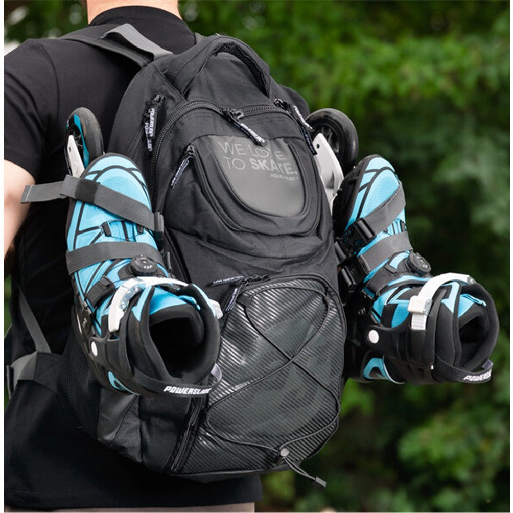 Powerslide We Love To Skate Black Skate Backpack