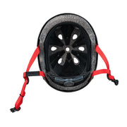 Pro-Tec Junior Kids Classic Fit Certified Helmet Matte Black Red Dial Adjustable - Lucky Skates 