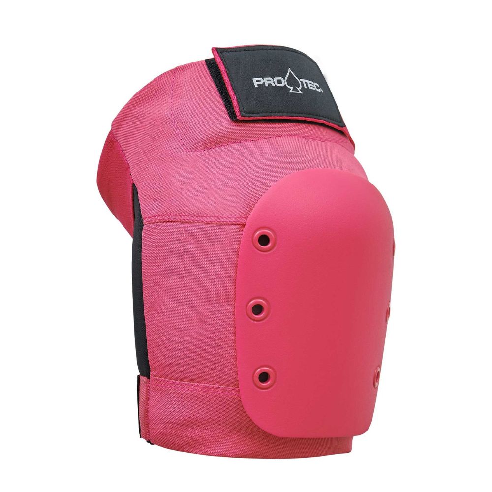 Pro-Tec Pink Junior Kids Youth 3-Pack Skate Padding Set Knee Pads - Lucky Skates 