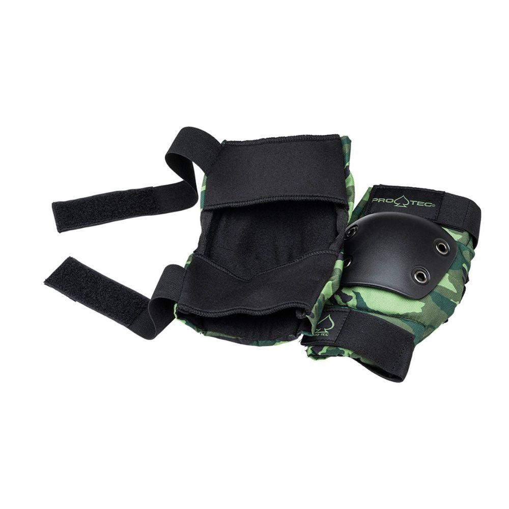 Pro-Tec Street Skate Elbow Pads Camo Green - Lucy Skates 