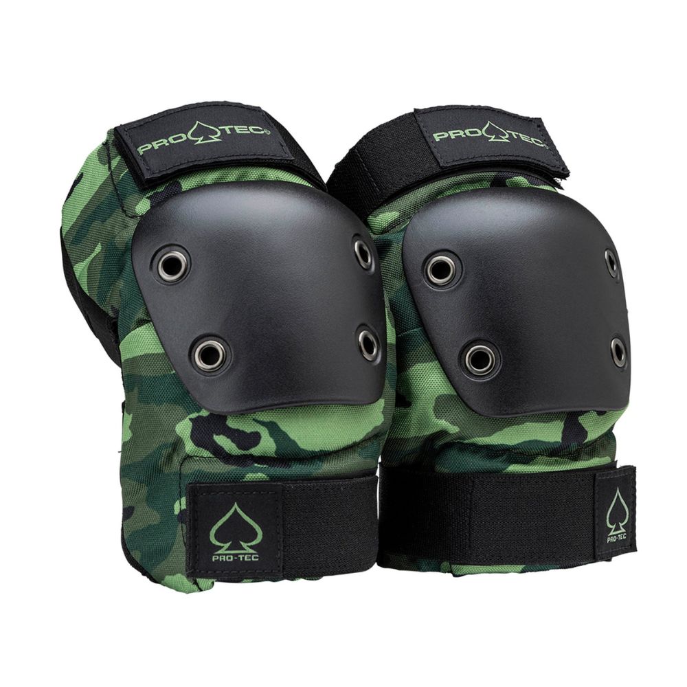 Pro-Tec Street Skate Elbow Pads Camo Green - Lucy Skates 