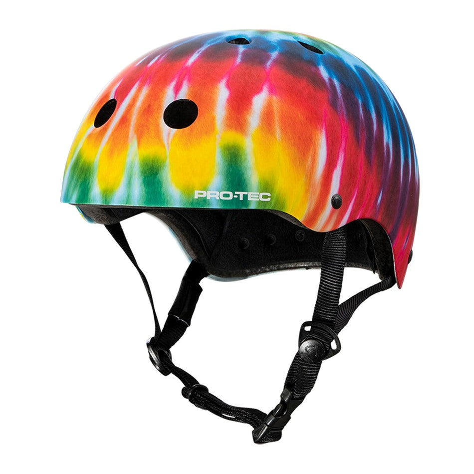 Pro-tec Classic Certified Skate Helmet Tie Dye Rainbow - Certified - Lucky Skates 