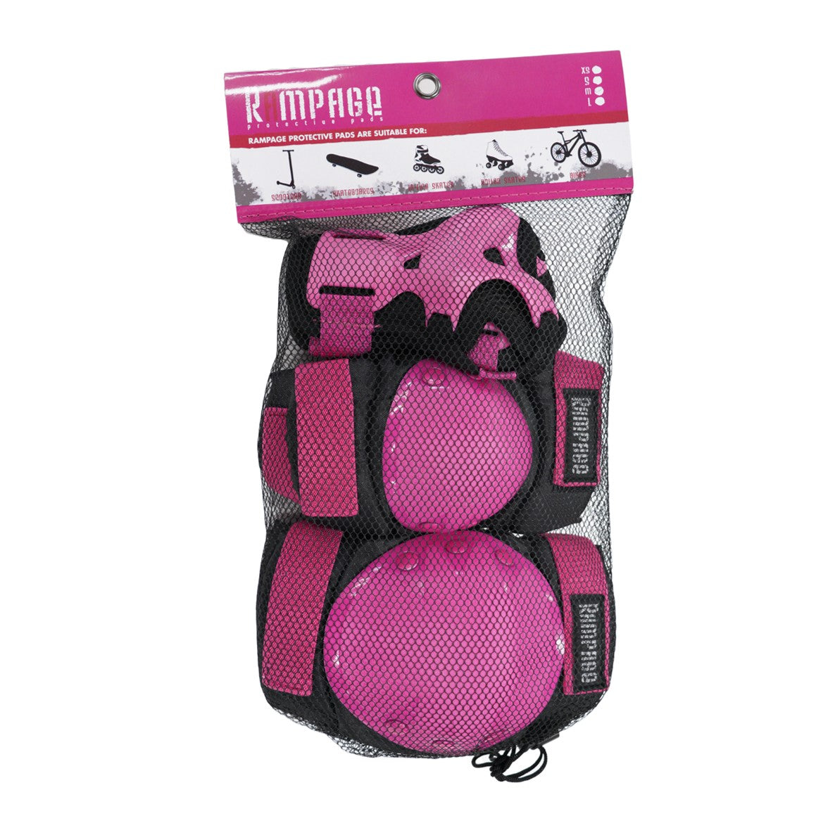 pink skating safety kit 