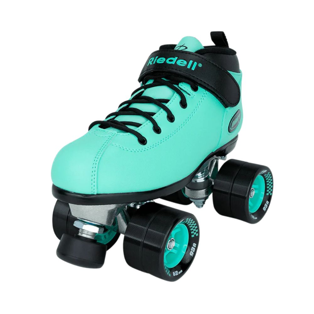 Riedell Dart Quad Low Cut Arctic Mint Roller Skates - Lucky Skates 
