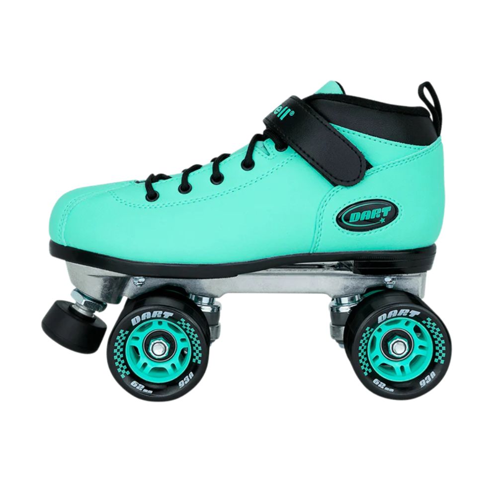 Riedell Dart Quad Low Cut Arctic Mint Roller Skates - Lucky Skates 