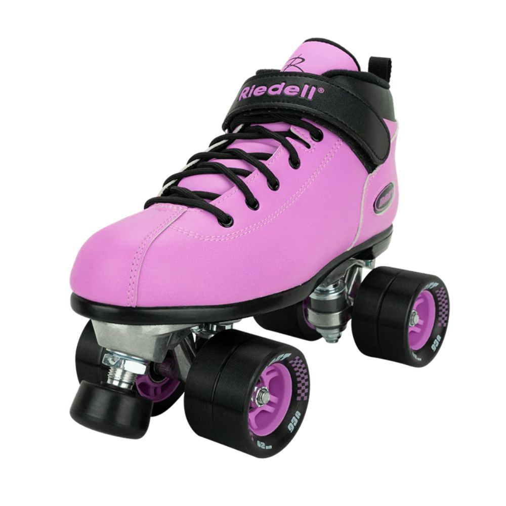 Riedell Dart Quad Vivid Violet Purple Roller Skates - Lucky Skates 