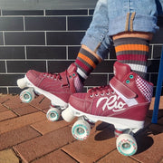 Rio Roller Mayhem II Red Maroon Quad Roller Skates - Lucky Skates