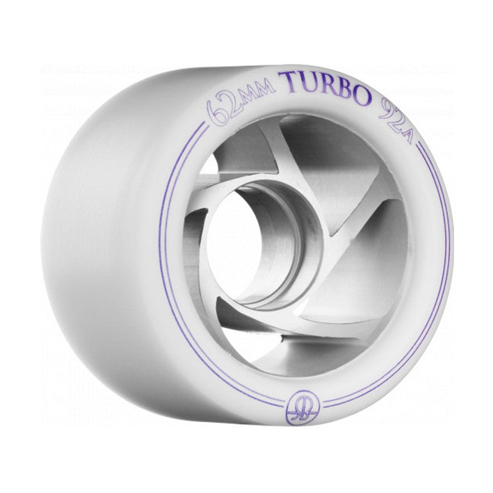 Bones Turbo Wheels White 92A - Lucky Skates