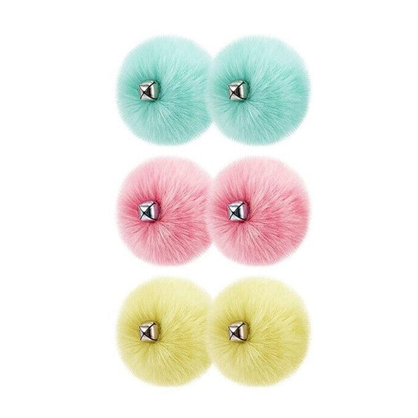 Fuzzy Skate Pom Poms