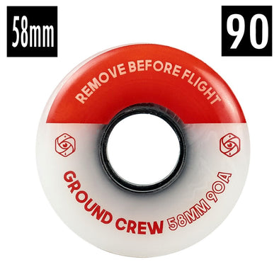 Red Eye Ground Crew Inline Wheels 90A 58mm - 4 Pack