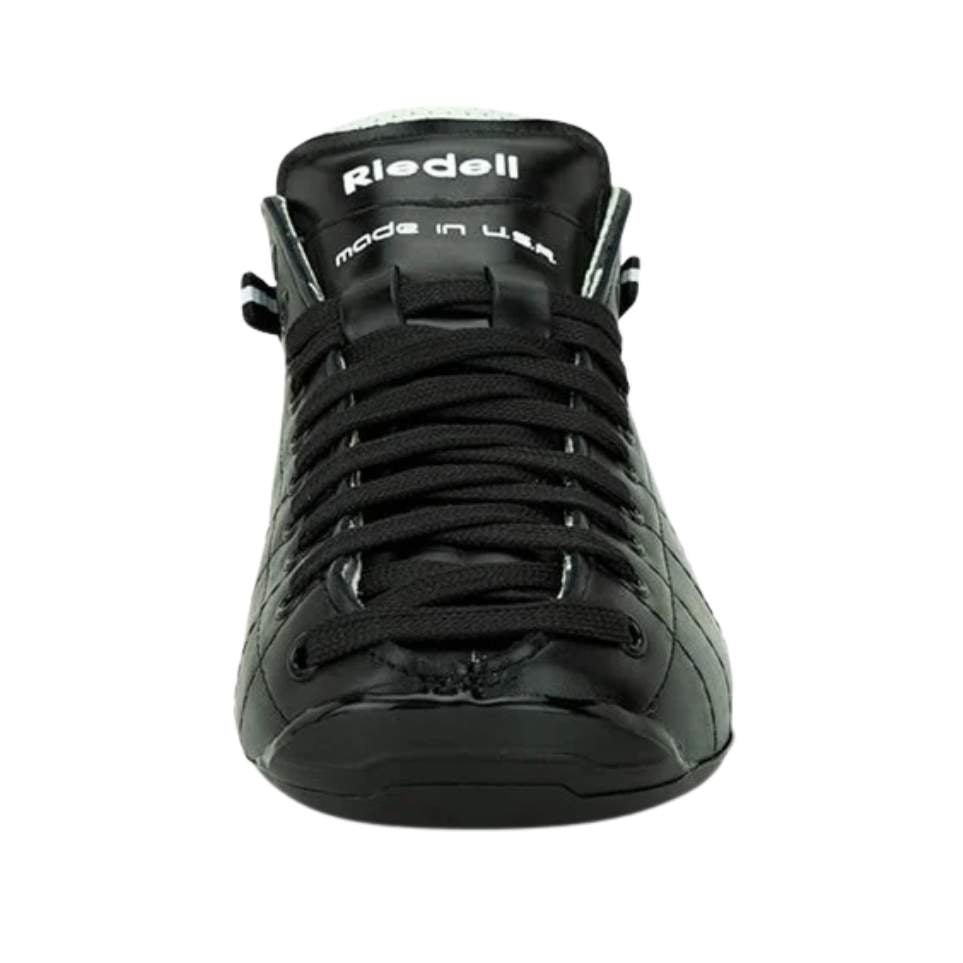 Riedell Solaris 2.0 Quad Roller Skate Leather Boots Black - Lucky Skates 