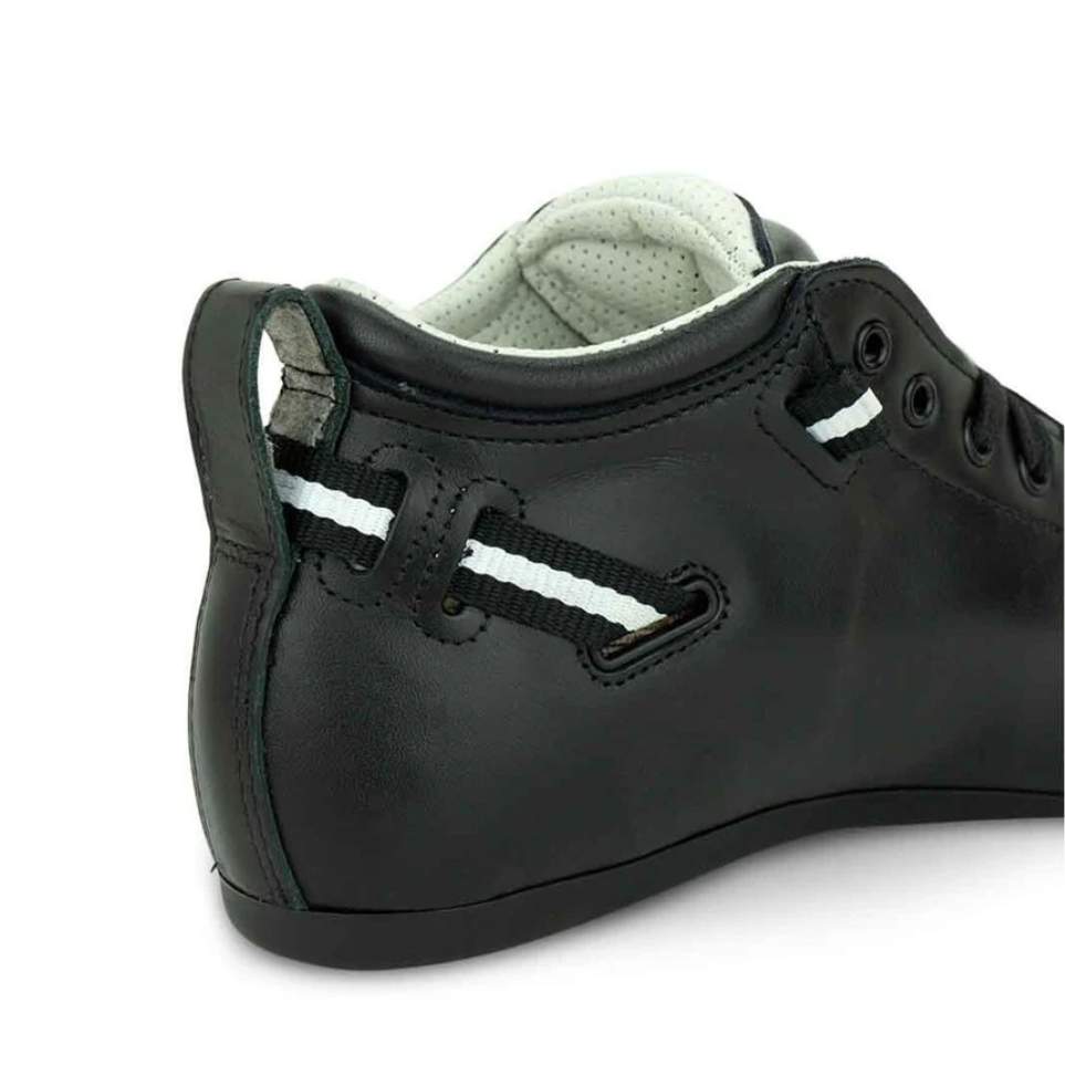 Riedell Solaris 2.0 Quad Roller Skate Leather Boots Black - Lucky Skates 