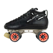 Riedell Solaris Platinum Arius 2.0 Quad Roller Skates Black Leather - Lucky Skates 