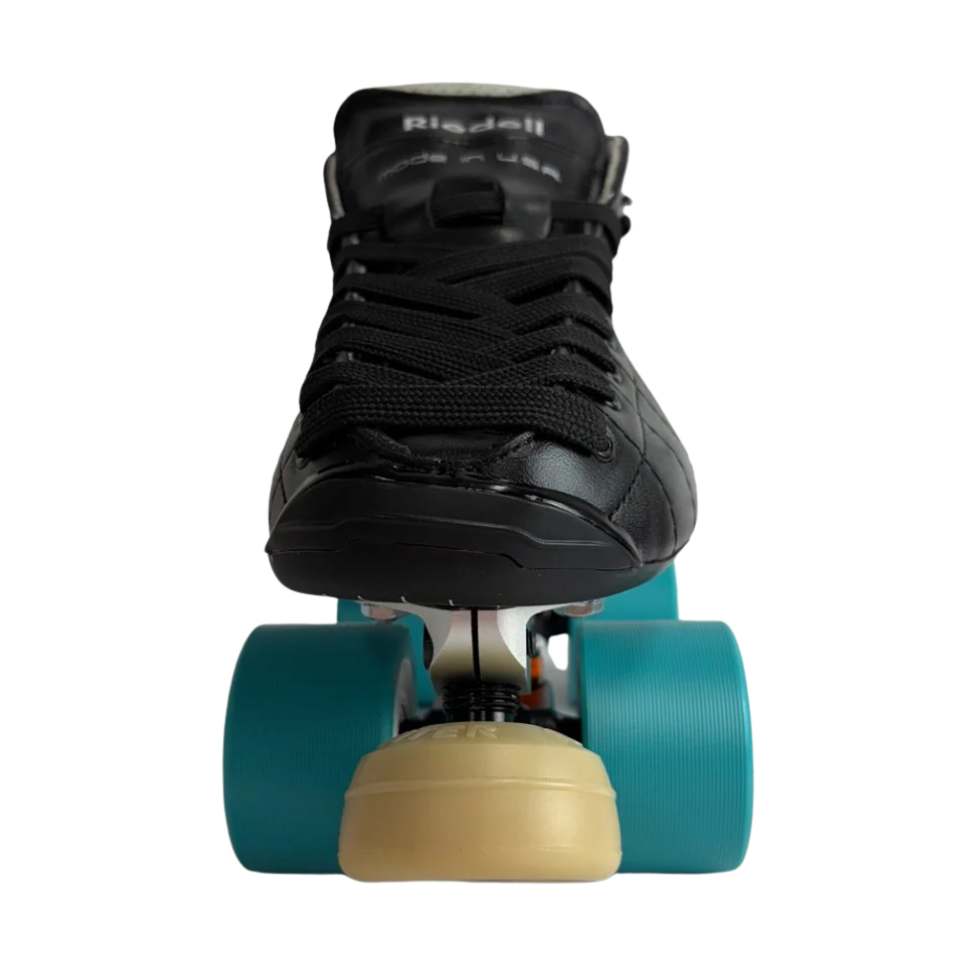 Riedell Solaris 2.0 Reactor Neo Roller Skates Black Leather - Lucky Skates 