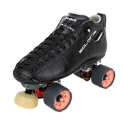 Riedell Solaris 2.0 Pro Reactor Roller Skates Black Leather - Lucky Skates 