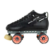 Riedell Solaris 2.0 Pro Reactor Roller Skates Black Leather - Lucky Skates 