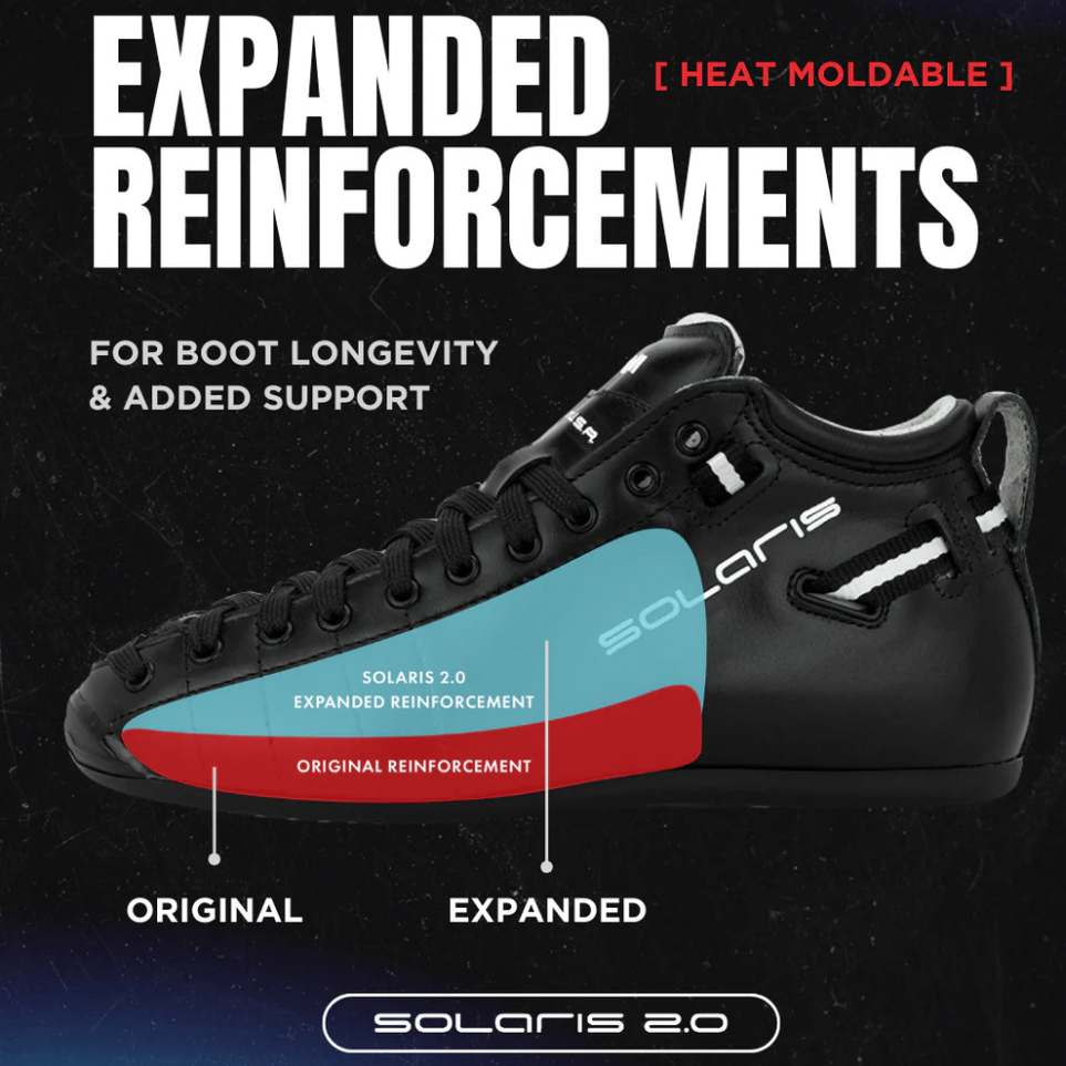 Riedell Solaris 2.0 Platinum Arius Roller Skates