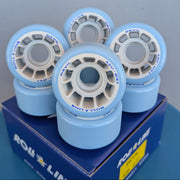 Roll-Line Devil Artistic Roller Skate Wheels Blue 42D - 8 pack - Lucky Skates 