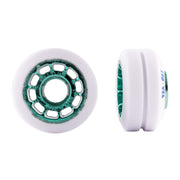 Roll-Line Ice Dance Roller Skate Wheels Green 92A 61mm - 8 pack - Lucky Skates 