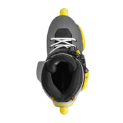 Kids Adjustable Rollerblade Apex Charcoal Grey Yellow Urban Inline Skates - Lucky Skates 