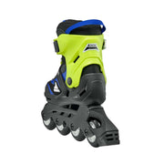 Rollerblade Microblade Black Blue Green Children's Adjustable Inline Skates - Lucky Skates 