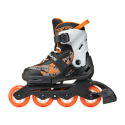Rollerblade Microblade Orange Black  Children's Adjustable Inline Skates - Lucky Skates 