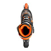 Rollerblade Microblade Orange Black  Children's Adjustable Inline Skates - Lucky Skates 