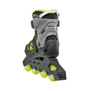 Rollerblade Microblade Black Lime Green Children's Adjustable Inline Skates - Lucky Skates 