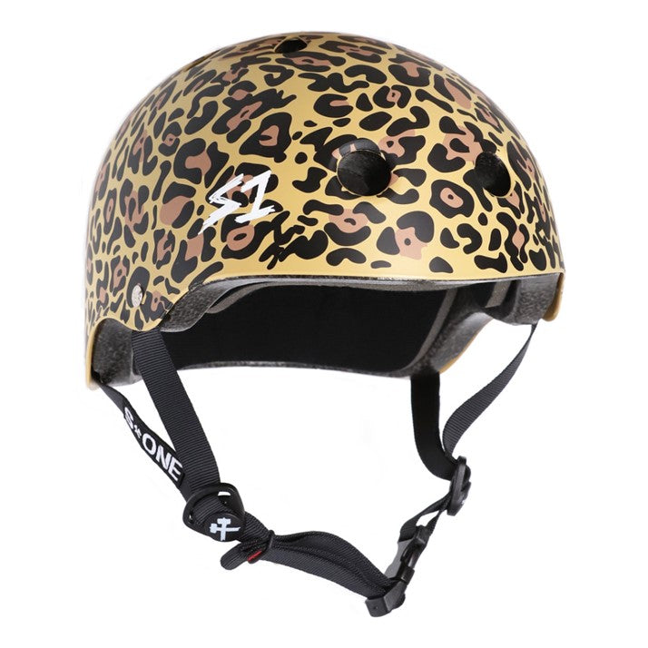 S-One Lifer Skate Helmet Matte Leopard - Certified - Lucky Skates