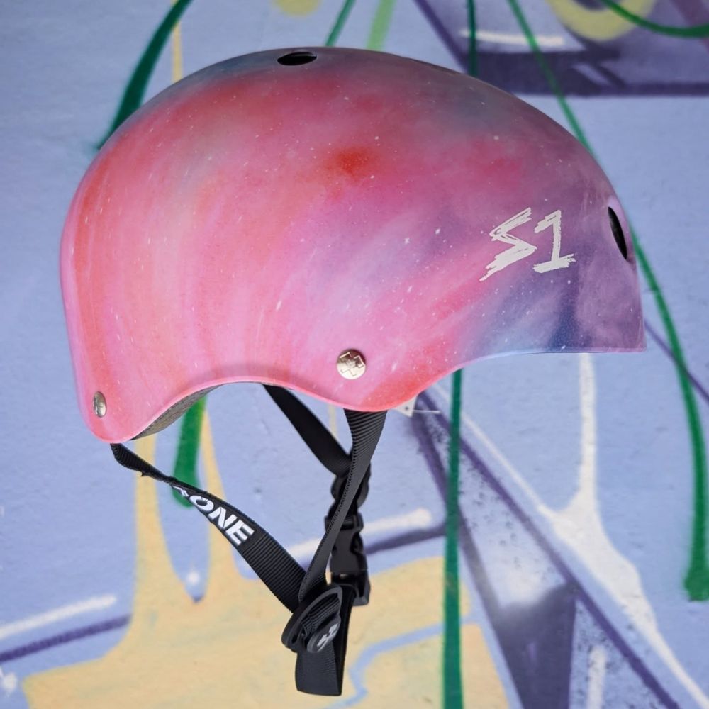S-One Lifer Skate Helmet Cotton Candy Pink Purple Certified - Lucky Skates