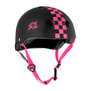 S1 CERTIFIED LIFER HELMET BLACK PINK - LUCKY SKATES 