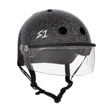 S1 Lifer Visor Helmet Gen 2 Black Glitter