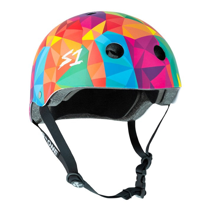 S ONE RAINBOW TRIANGLE CERTIFIED HELMET